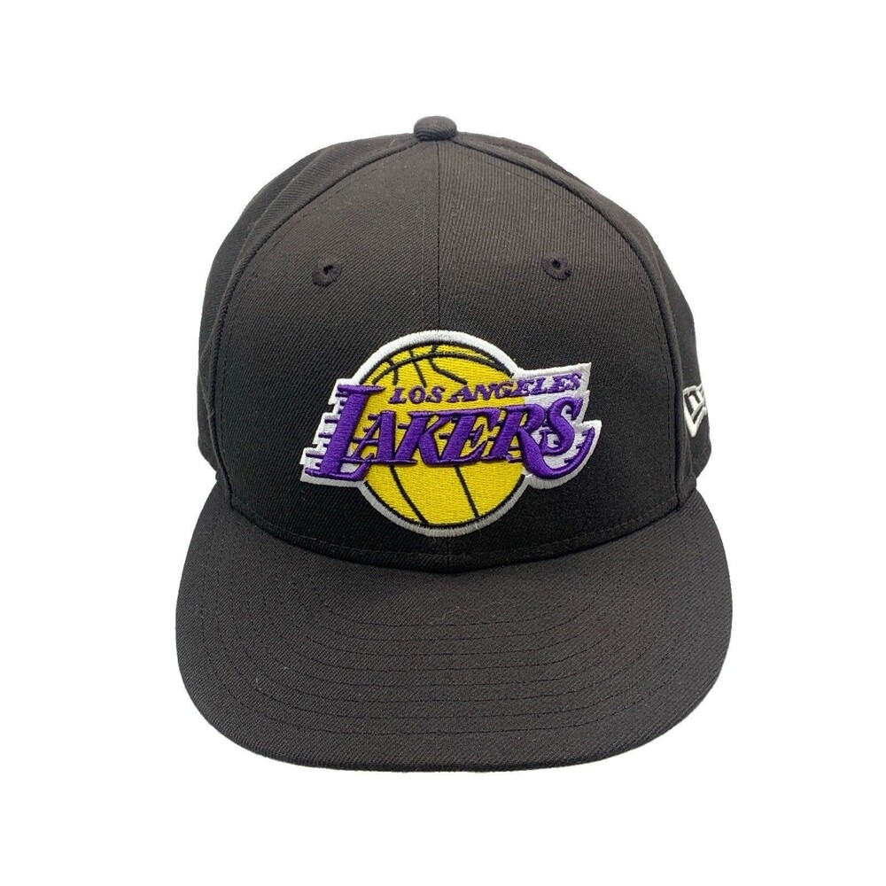 New Era 9FIFTY LA Lakers Snapback Hat Mens Black NBA Basketball
